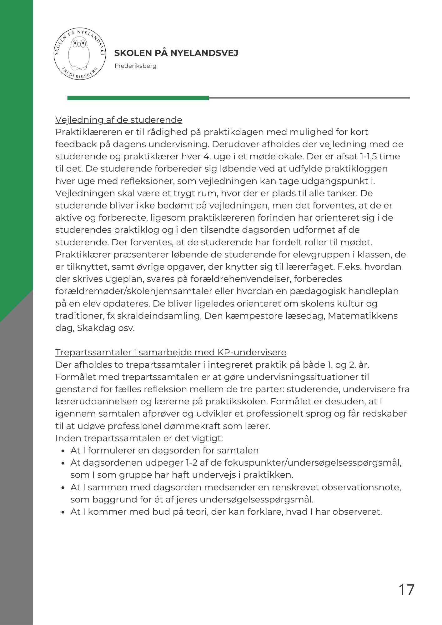 Praktikplan