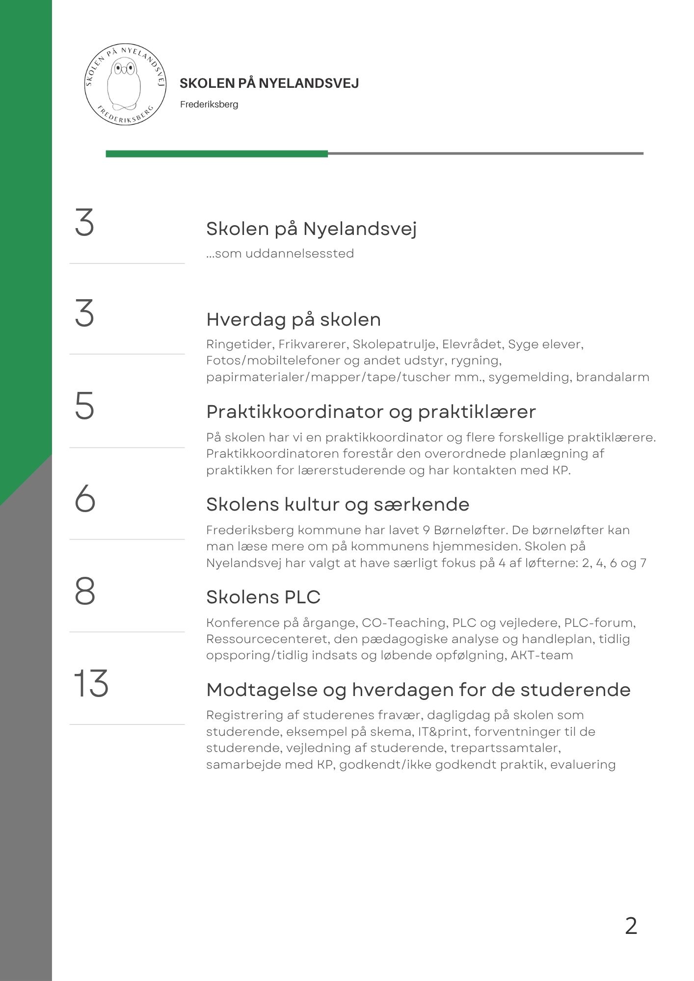 Praktikplan