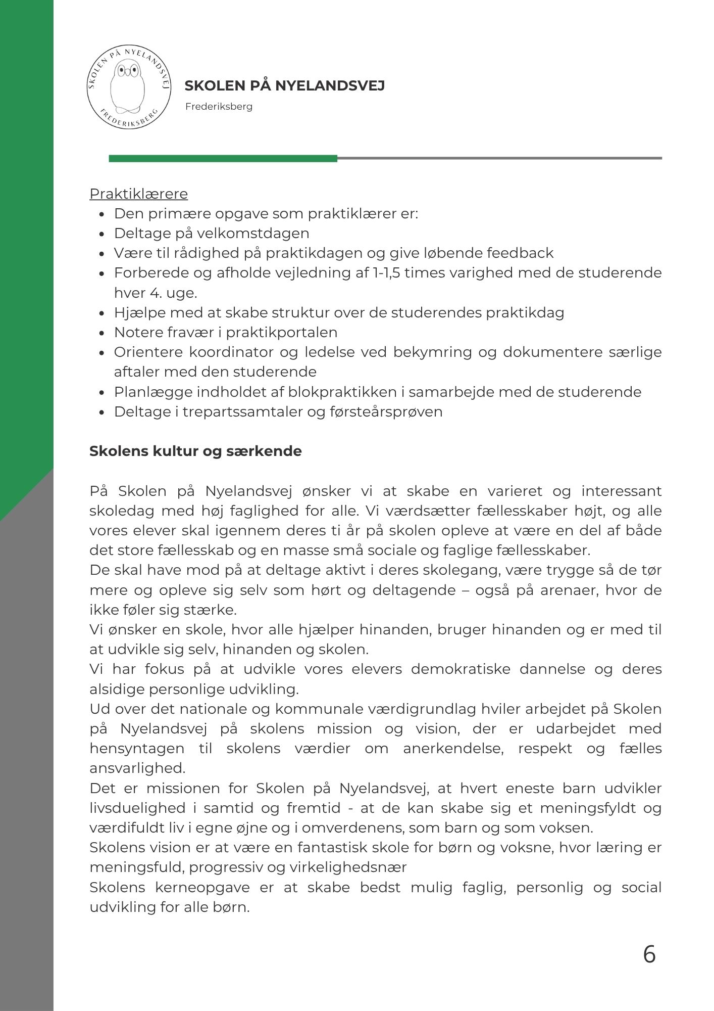 Praktikplan